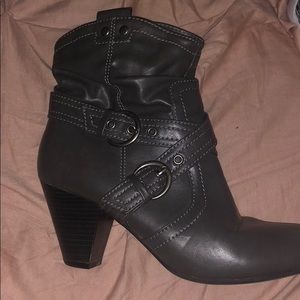 Gray Ankle Bootie